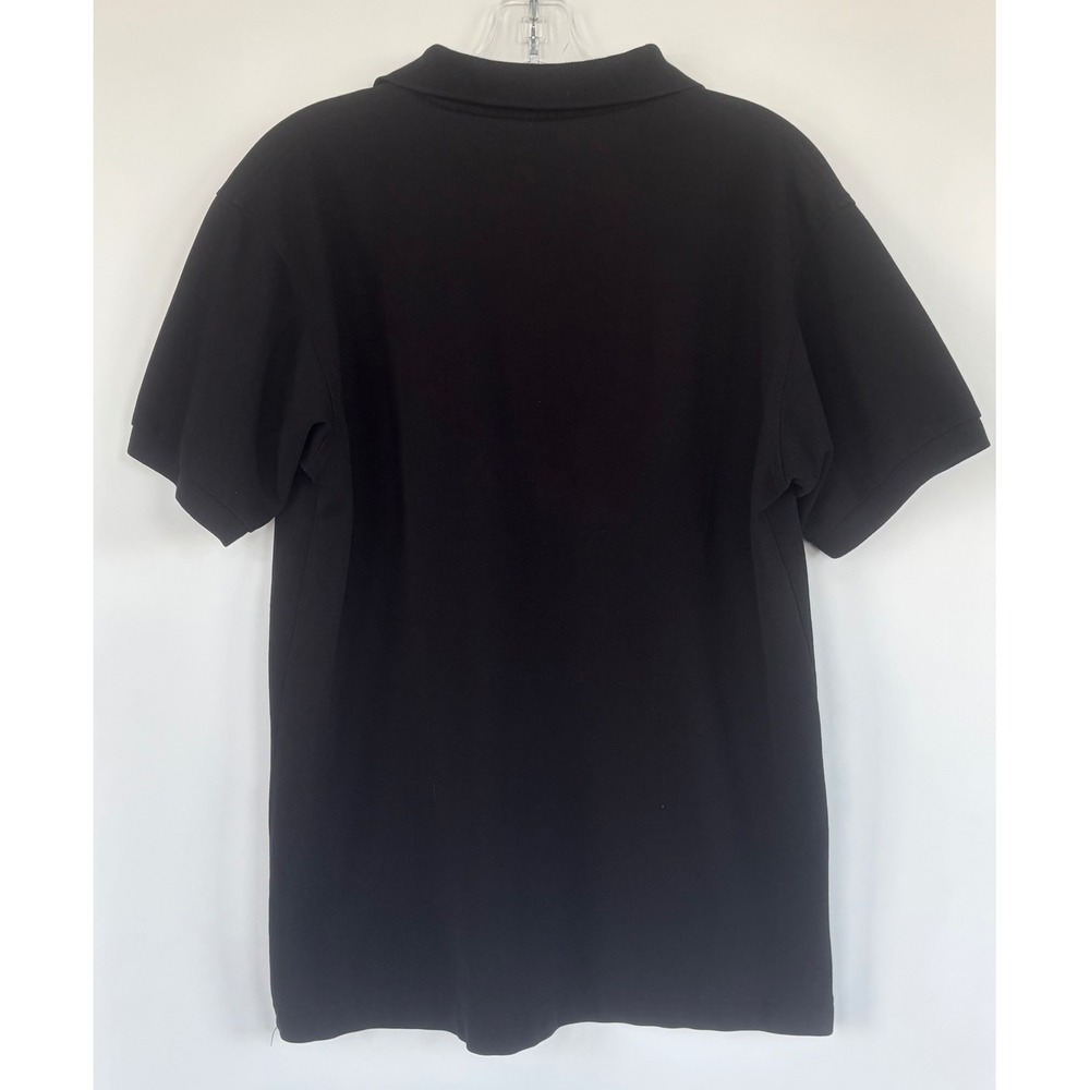 Vintage Lacoste Made in France Black Pique Polo Shirt Mens Size 6 XL - Picture 2 of 7